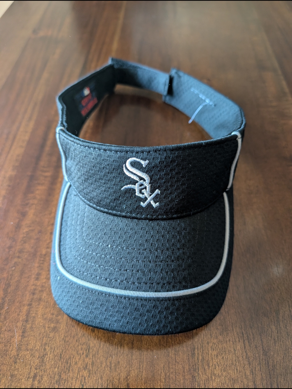 Chicago White Sox Black Visor - New Era MLB Genuine Merchandise